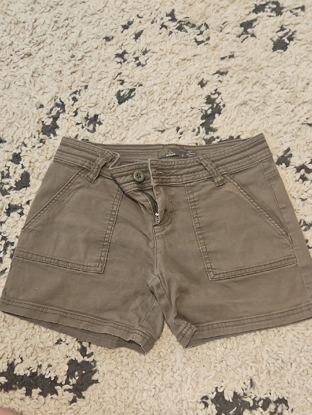 Prana Olive Green Shorts